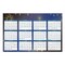 House of Doolittle 24 in. x 37 in. 12-Month (Jan-Dec 2026) Recycled Stargazer Laminated Wall Planner - White/Blue/Gold Sheets